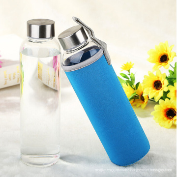 Haonai bulk sale Borosilicate glass sport bottle